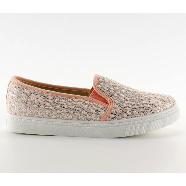 Lace slip-on pastell XIN07P Pink rosa