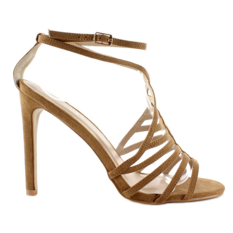 Sandaler på hög klack Hp-5H5639 brun