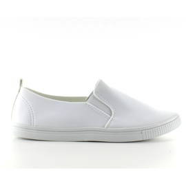 Snygga JX31 ​​​​vita slip-on sneakers