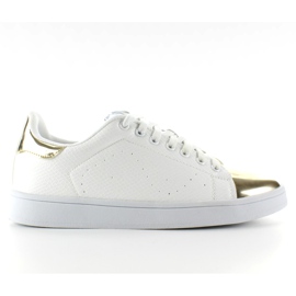 Sneakers med metalliska tår YP-01 Guld vit