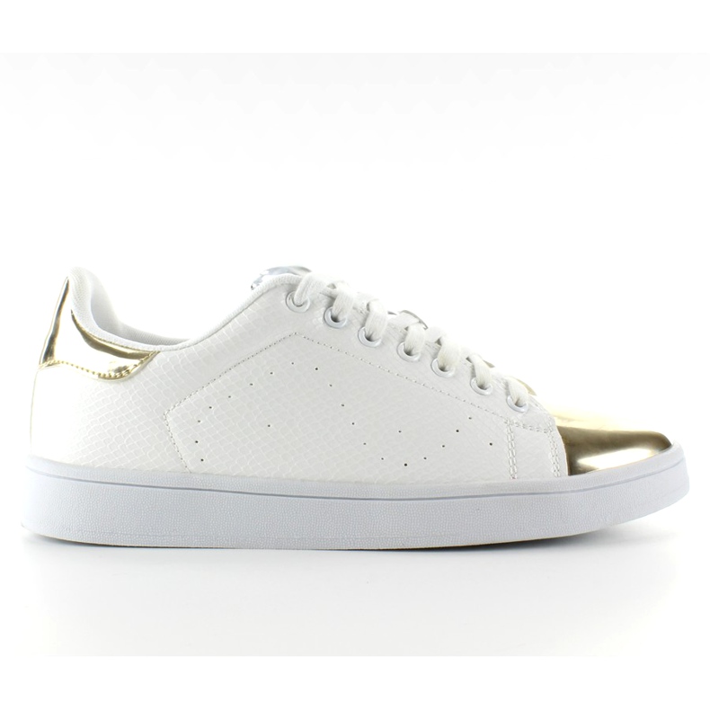 Sneakers med metalliska tår YP-01 Guld vit