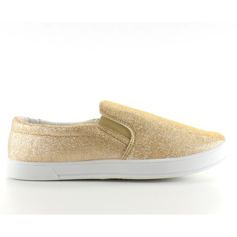 Iriserande tofflor JX35 Guld gyllene