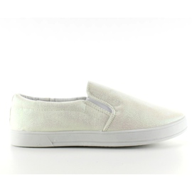Iriserande slipony JX35 Vit