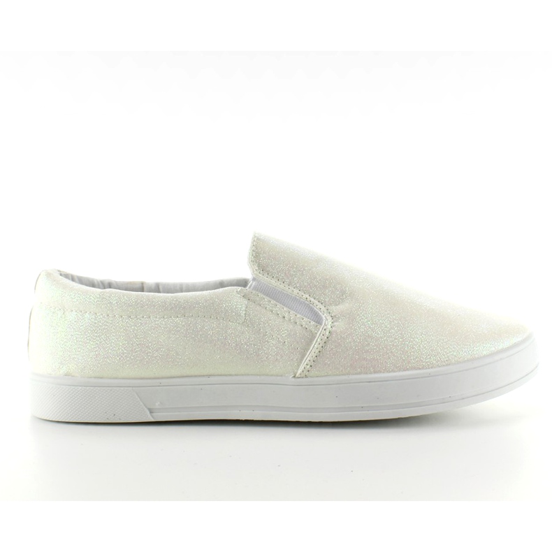 Iriserande slipony JX35 Vit