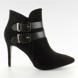 Stövlar med ormband 4087 Svart