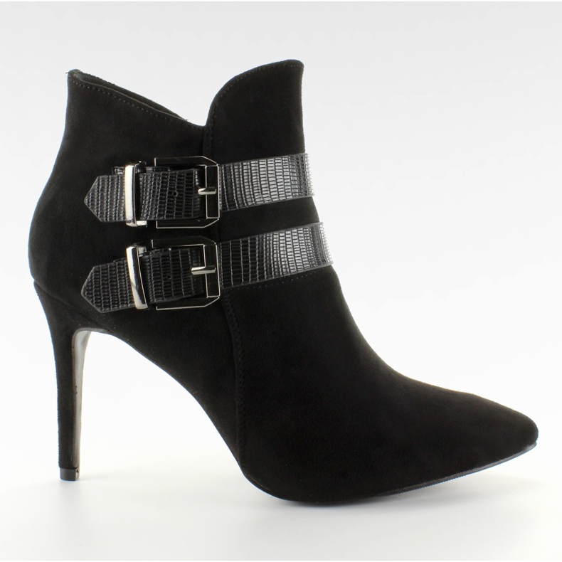 Stövlar med ormband 4087 Svart