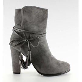 Stövlar med öppen överdel M243 Grå