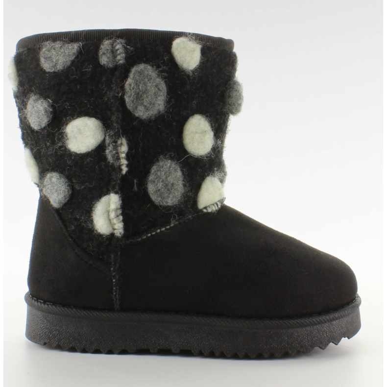 Barnemuslar med svart filtöverdel