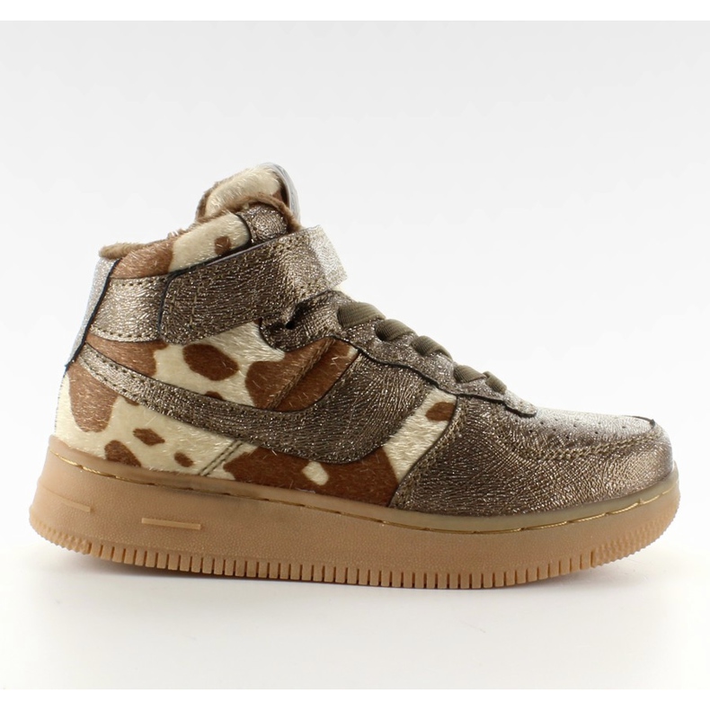 Bronsisolerade barnsportskor brun