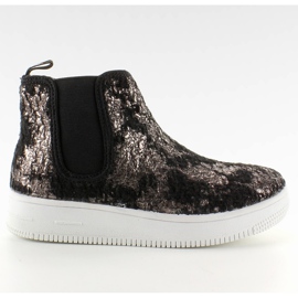 Barns Jodhpur-stövlar enda plomo svart