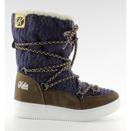 Eskimo snöstövlar Marino marinblå