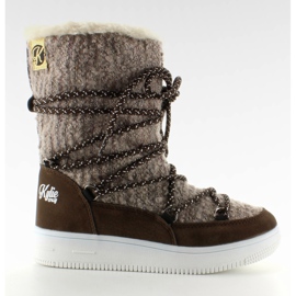 Barn eskimo snöstövlar Taupe brun