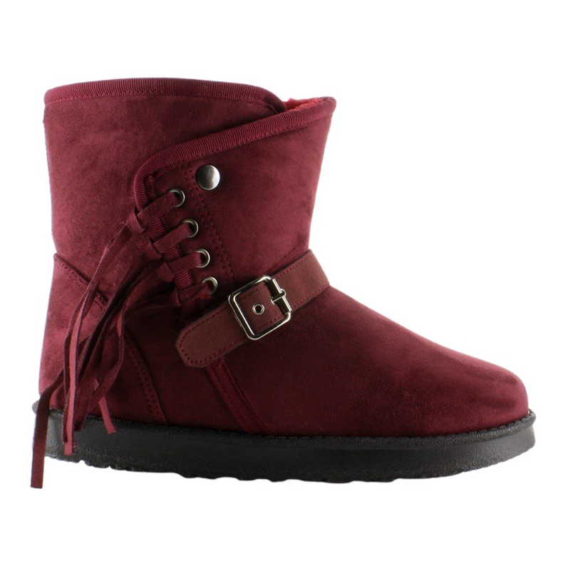 Emusy för damer med fransar K1661504 Burdeos röd