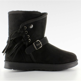 Damskor med tofsar K1661504 neger svart