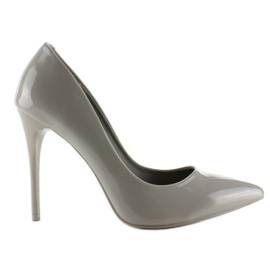 Slät lackerad E396 Grå stift