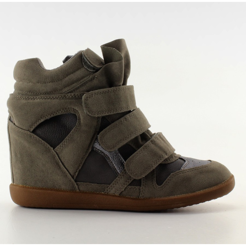 Suede läder mocka 6040 D. Grå