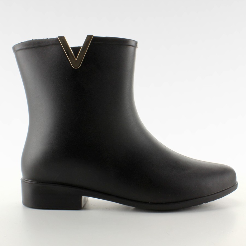 Eleganta kvinnors wellies D33 svart