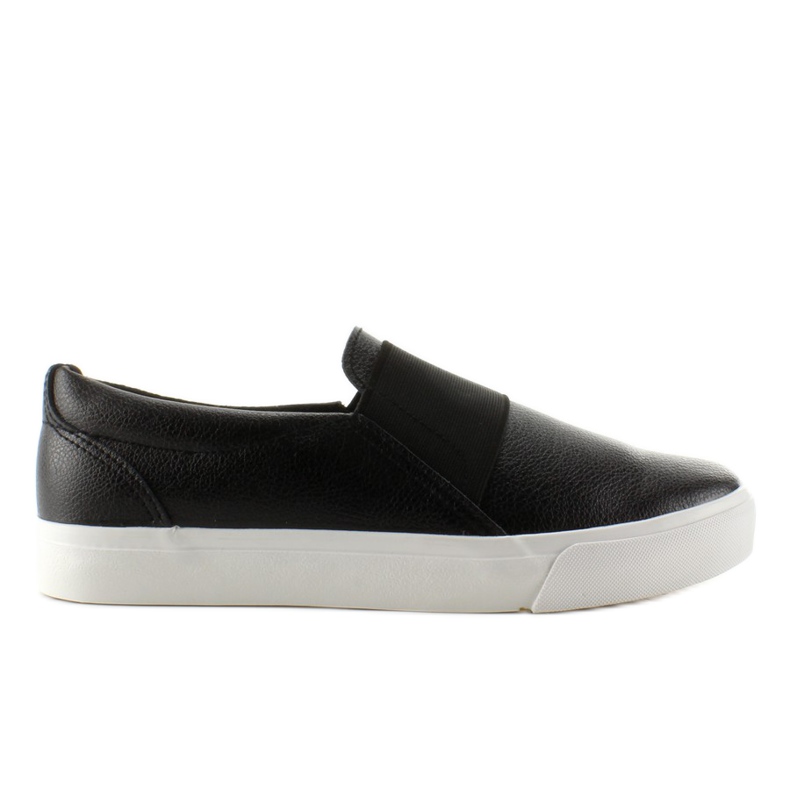 Sneakers slip-on med gummi NB72P Svart