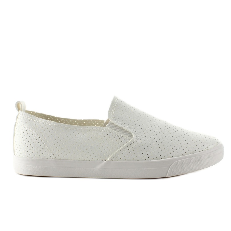 Lätt NB95P Vit perforerad slip-on