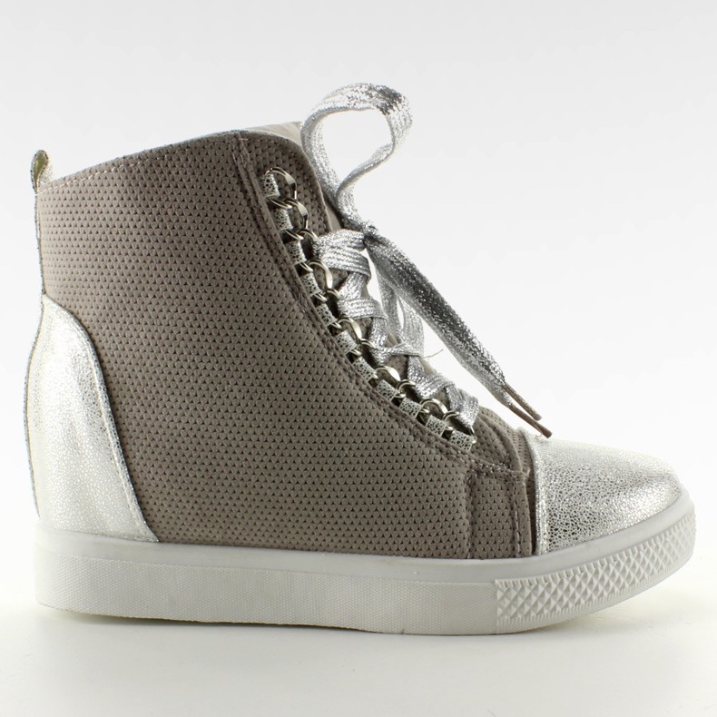 Sneakers med kedjor R72 Grå3 / Silver