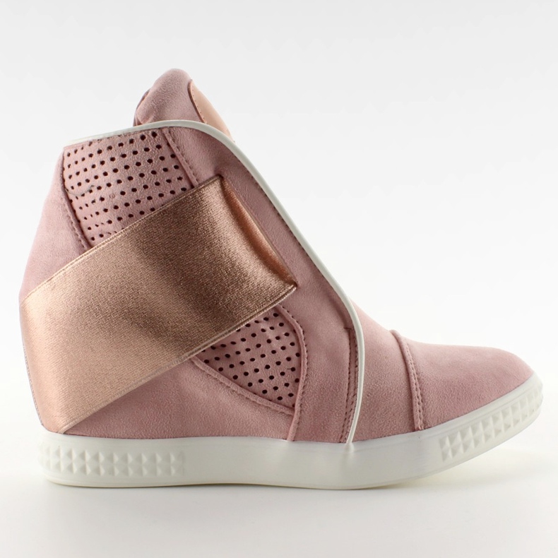 Sneakers med vita rör 1142 Rosa
