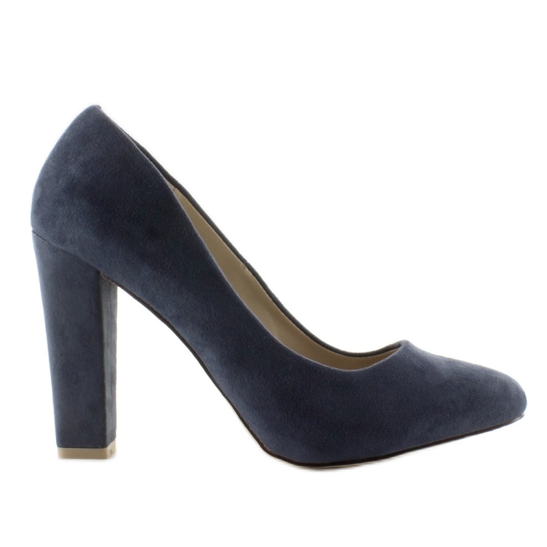 Pumps med breda klackar Z-22P Blå