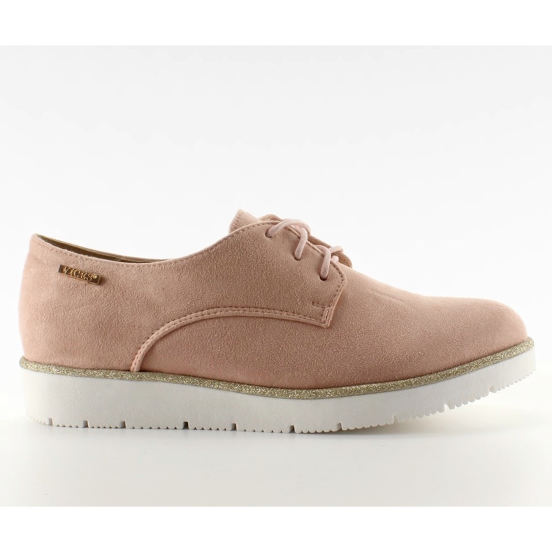 Moccasins på sportsula 7127 Pink rosa