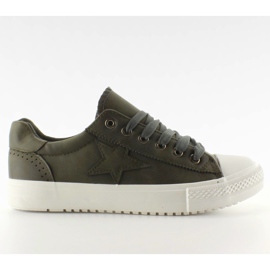 BL71p gröna stjärnsneakers