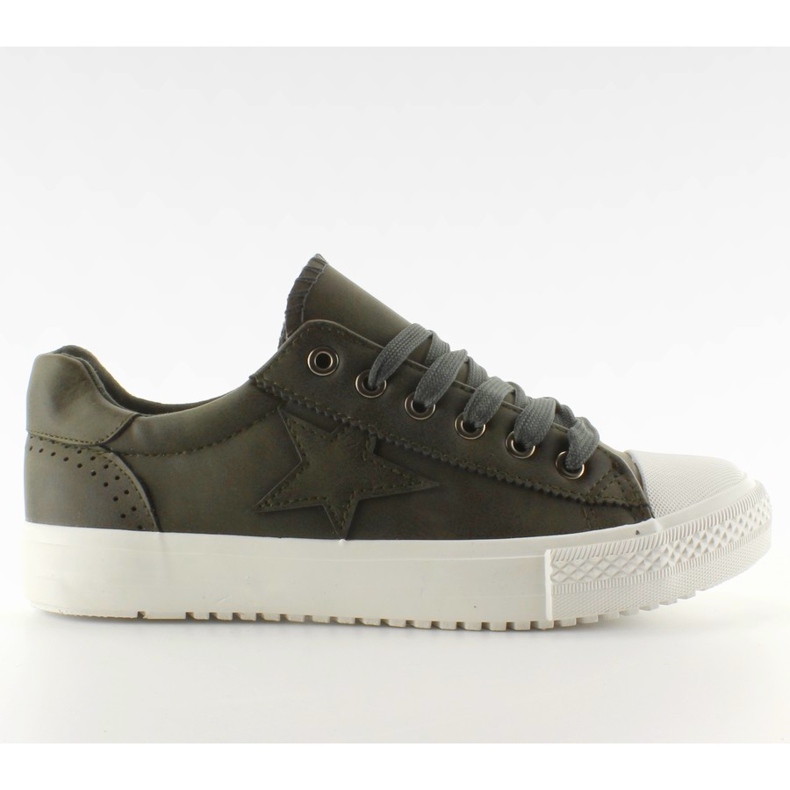 BL71p gröna stjärnsneakers
