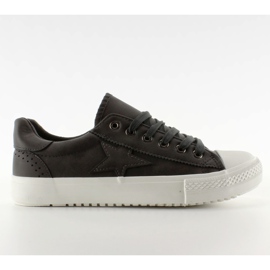 Sneakers med stjärna BL71p D. Grå