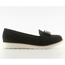Pastell Suede T245 Black Moccasins svart