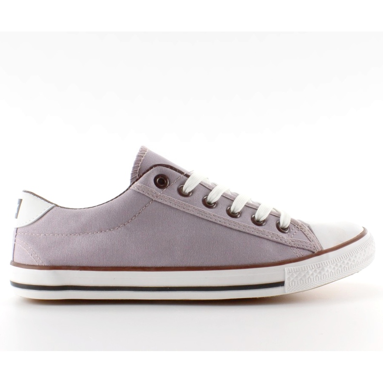 Kvinnors gymnastikskor med full ansiktsfinish BL63 Grey grå