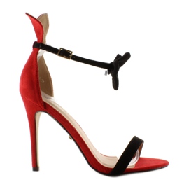 Sandaler på en stift med öron ZJ-15P Röd