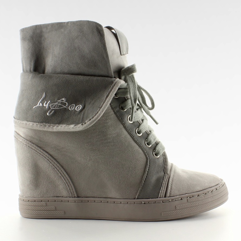 Suede sneakers B12-22 Grå