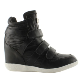 Ansiktssneakers high top JT35 svart
