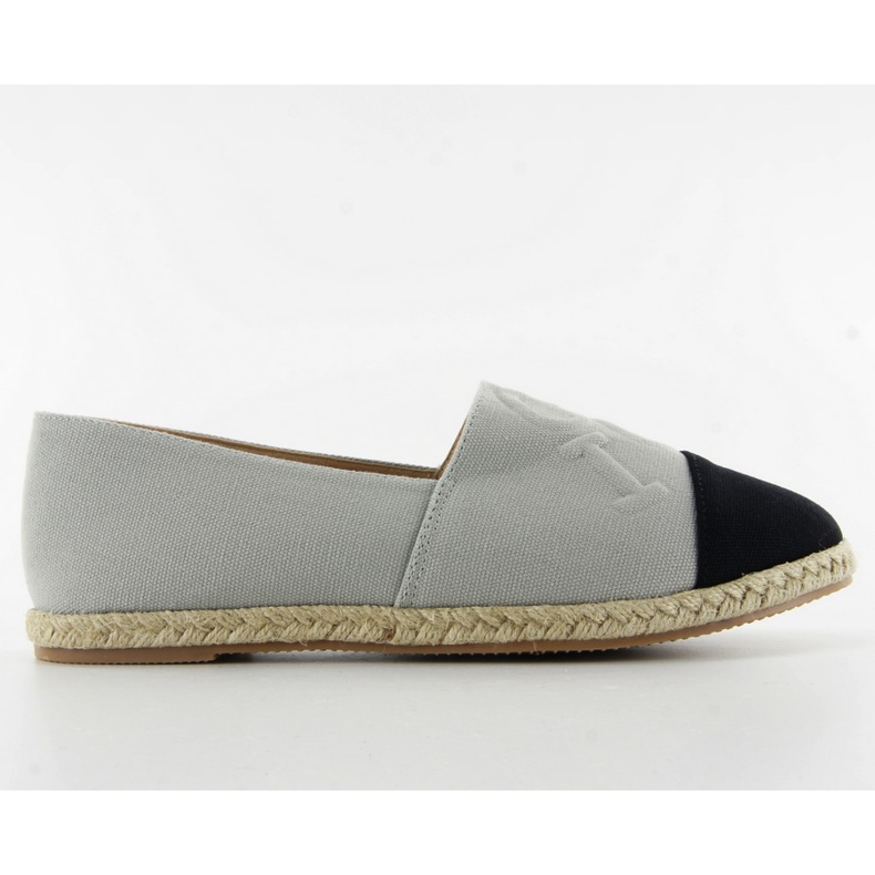 Esapdryles med präglade bokstäver T267 Grå svart