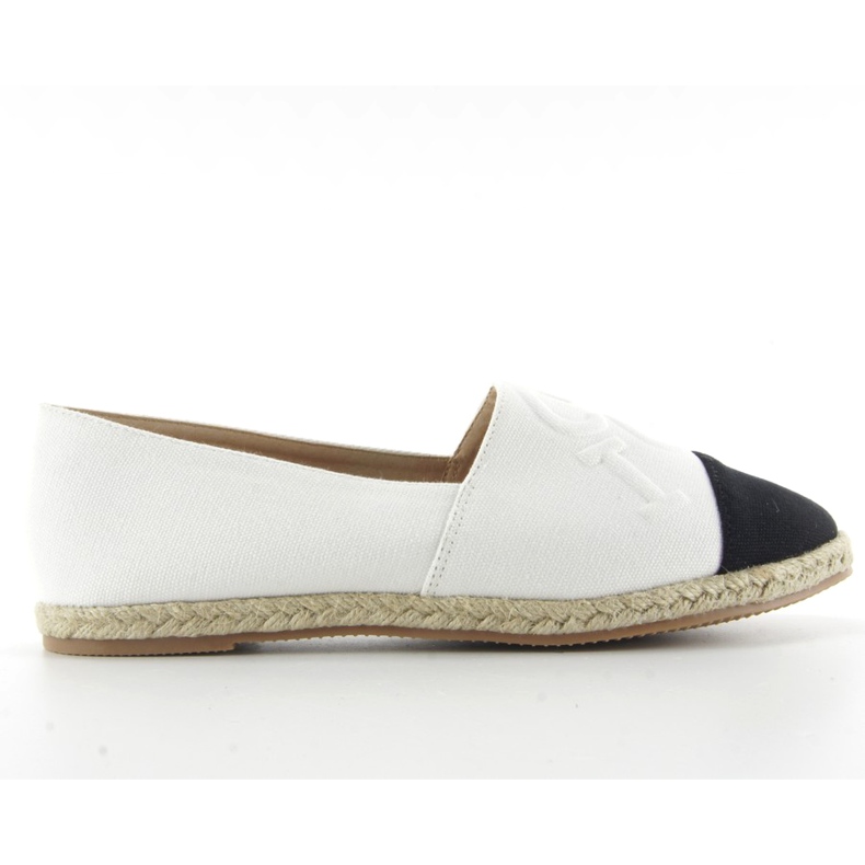 Esapdryle med präglade bokstäver T267 vit