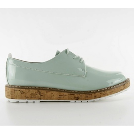 Loafers med läderinredning 7153 Blå