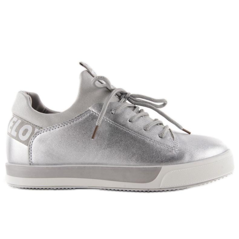 Mochino NB80p silver sneakers grå