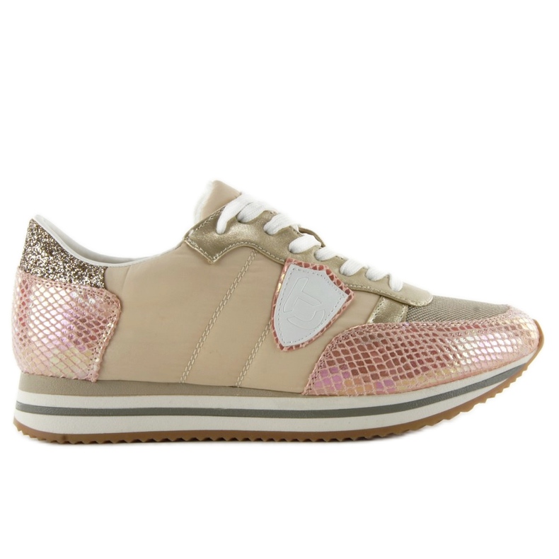 Snake story JT32 rosa sneakers