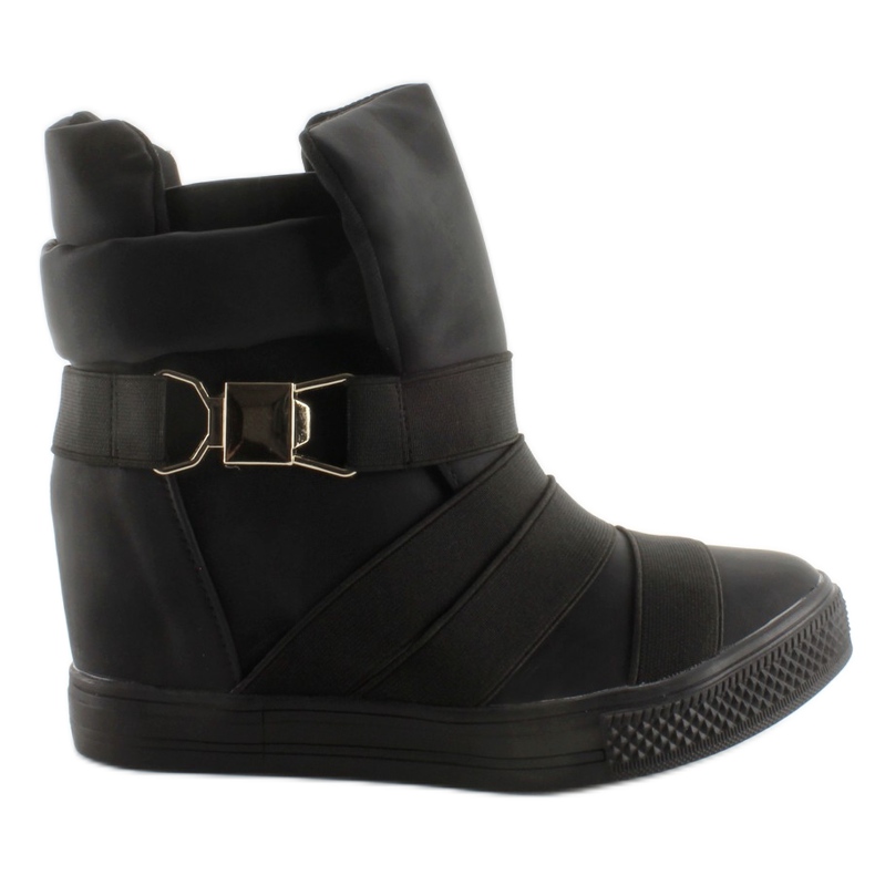 Sneakers med gummiränder AF24 svarta