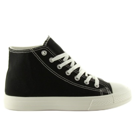 Superlätta Sneakers dam Pt7209 Negro svart