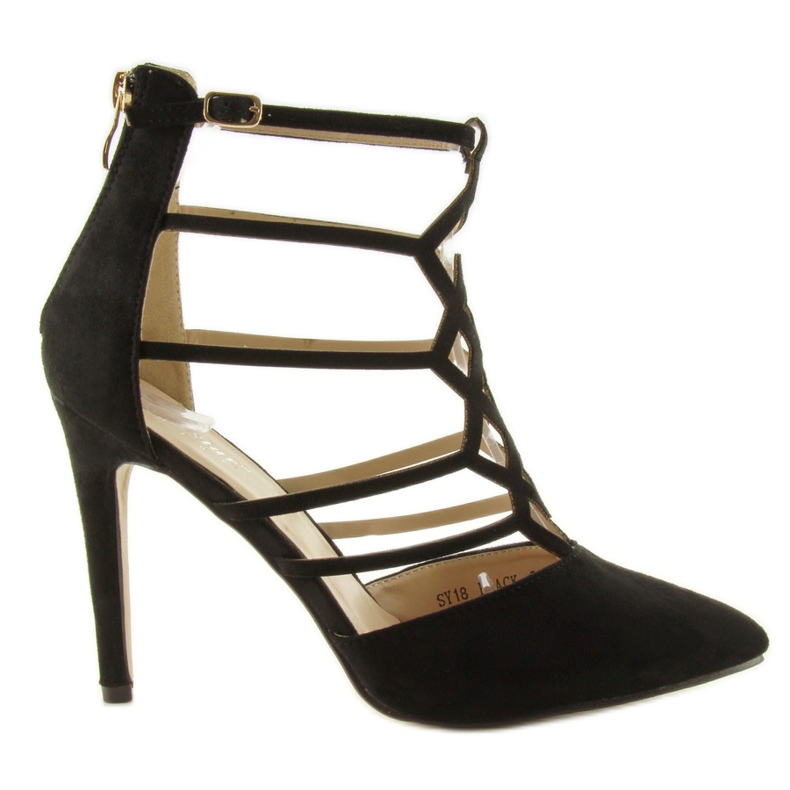 Sensuella pumps på SY18 svarta hälen