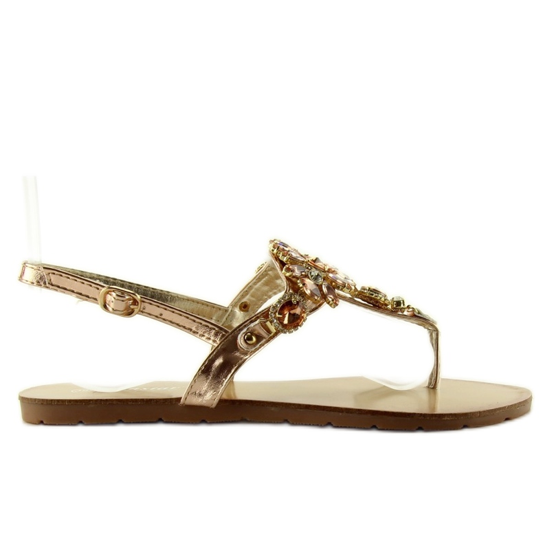 Sandaler med vackra stenar JH41 rosa