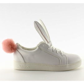 Bunnies sneakers med öron 7117 vit