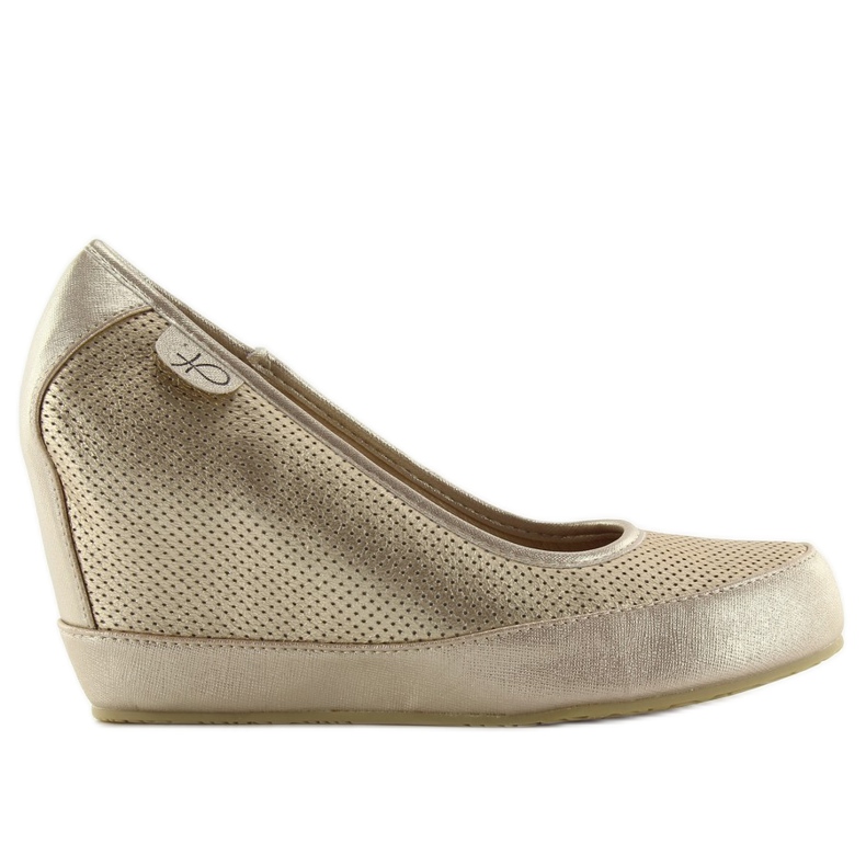 Kilpumpar i sportig stil 6089 gul