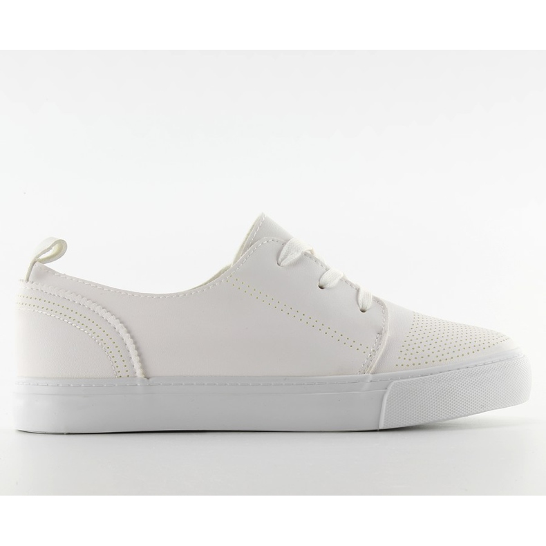 Sneakers med tjocka sulor A-109 vit