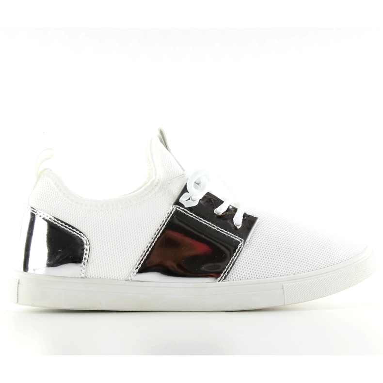 A-120 VIT / SILVER luftiga sportskor