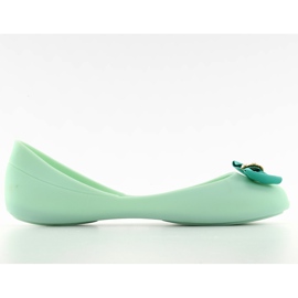 Meliski ballerinor med PT100 L. Grön rosett