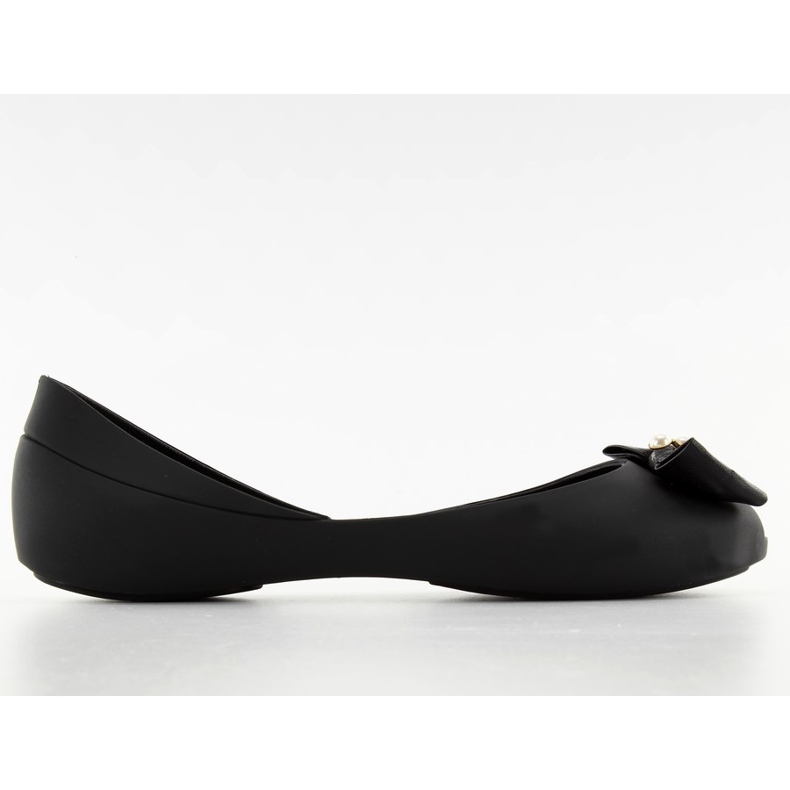 Meliski ballerinor med svart rosett